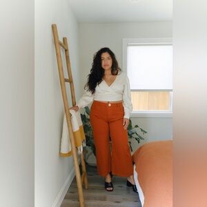 Whimsy + Row in Rust Wide Leg - 39” Length